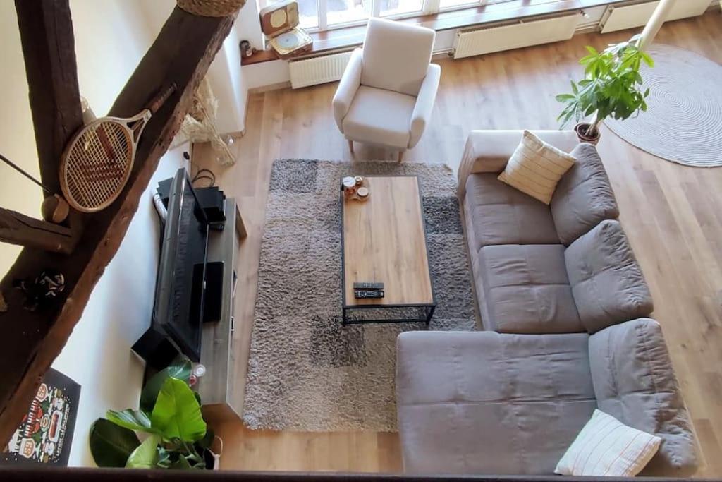Duplex Atypique Dans La Cite Medievale Laon Buitenkant foto